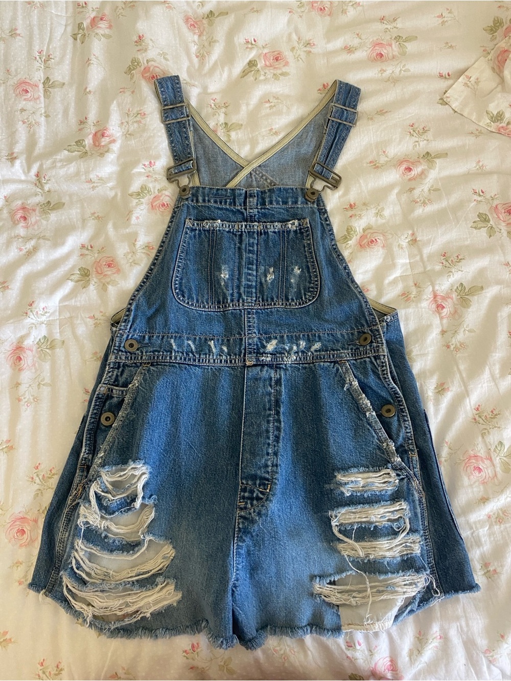 Vintage GAP Denim Overall Shorts